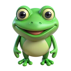 Fototapeta premium funny cartoon frog