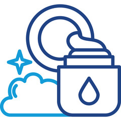 Moisturizer line color icon