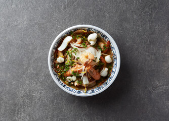 Shrimp Seafood Rice Noodles, pho noodle