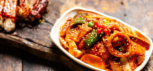 Squid and Pork Belly Bulgogi
