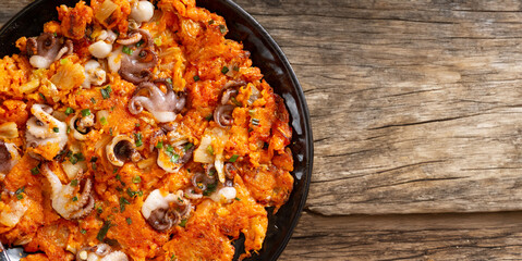 Octopus kimchi pancake, Korean cuisine