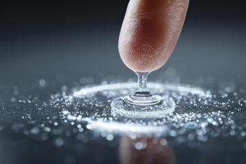 Touching Innovation: Finger Analyzing Water Purity Display