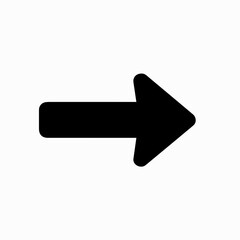 Right arrow icon (filled) – navigation symbol for moving forward