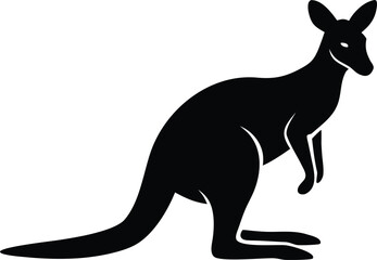 energetic kangaroo graphic for australian wildlife design