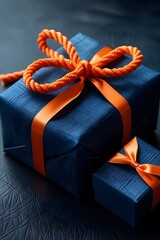 gift boxes on a green background