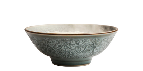 Comforting Steaming Rice in a Ceramic Bowl for Cozy Meals