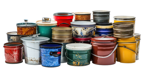 Conveniently Polished Bait Buckets Displayed Creatively