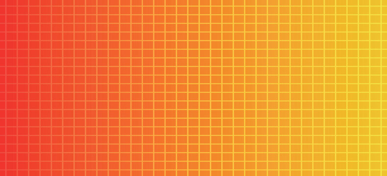 Square vector background orange gradient.