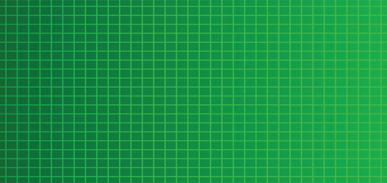 Square vector background green gradient.