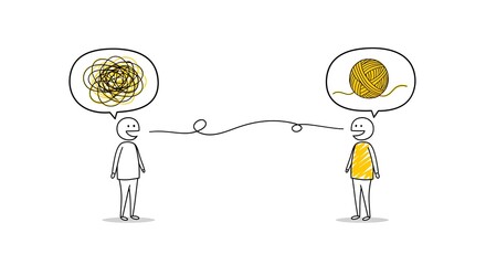 Communication and Problem Solving Concept: Clarity vs. Confusion