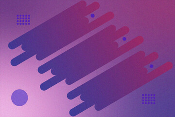 Three purple fingers pointing diagonally with small blue circles isolated on transparent background