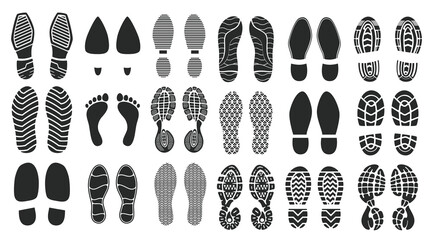 shoe footprints foot prints sole boot steps