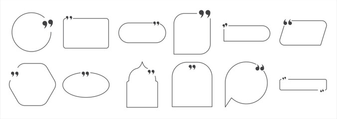 Obraz premium simple text box line vector