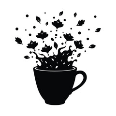 Chaotic Thought with Wild Tea Splashes