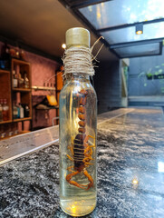 Mezcal with scorpion is a Mexican drink rich in history and tradition, a strong and spicy drink with medicinal properties.