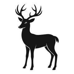 Elegant Deer Silhouette