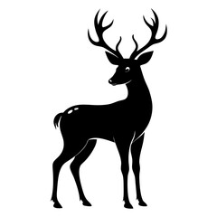 Elegant Deer Silhouette