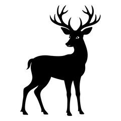 Elegant Deer Silhouette
