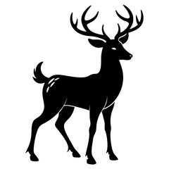 Obraz premium Elegant Deer Silhouette