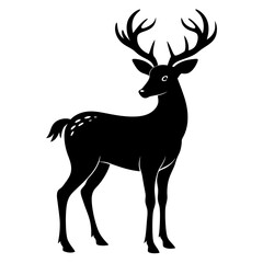 Elegant Deer Silhouette