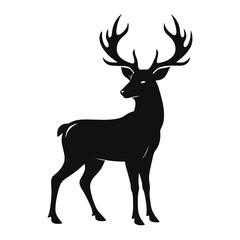 Elegant Deer Silhouette