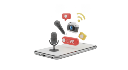 Mobile Streaming Setup Devices in Action