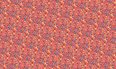 Seamless Terrazzo Stone Fragment Pattern Design