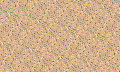 Seamless Terrazzo Stone Fragment Pattern Design