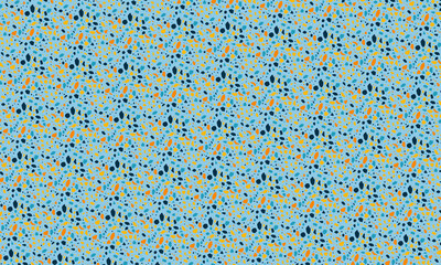 Seamless Terrazzo Stone Fragment Pattern Design