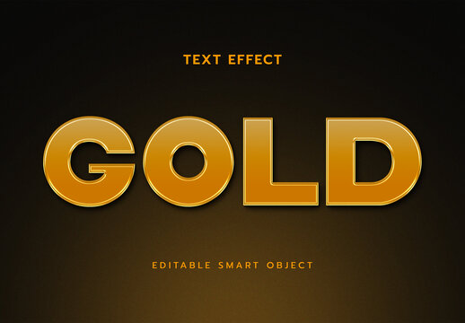 Shiny Gold Text Effect