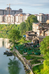 Urban decay and redevelopment in Rongshui, China