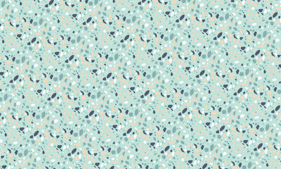 Seamless Terrazzo Stone Fragment Pattern Design