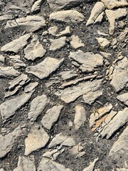 Kamienista struktura podłogi 