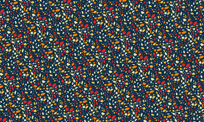 Seamless Terrazzo Stone Fragment Pattern Design
