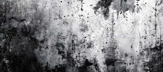 Obraz premium Abstract Texture of White and Black Paint