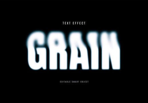 Grain Ghost Text Effect