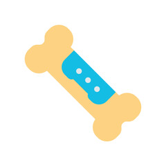 surgery bone joint simple flat icon illustration