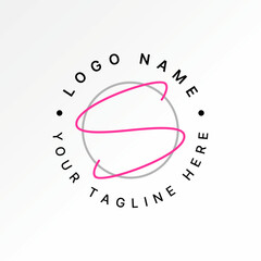 Logo design graphic concept creative premium vector stock image top sell initial S font line unique art romance classy elegant beauty style luxury spa