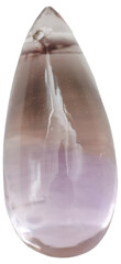 Ametrine Teardrop Gemstone – PNG Image with Transparent Background

