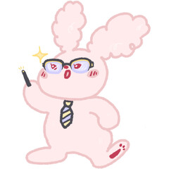 감정이모티콘 토끼 © 듀듀야