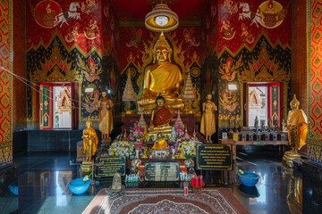 Wat Burapharam royal buddhist  temple in Surin, Thailand