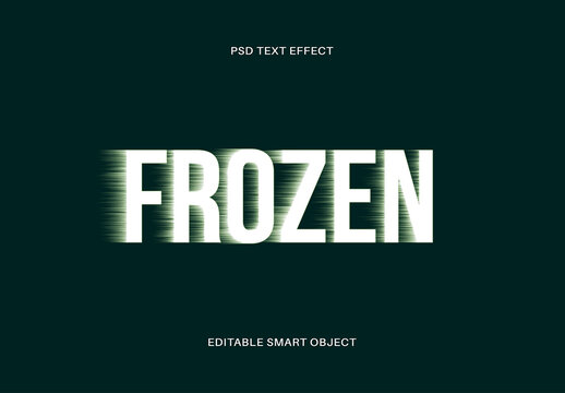 Frozen Text Effect