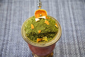 The most perfect, original and best yerba mate chimarrão in the world. With dehydrated orange peel and a classic ambiance.