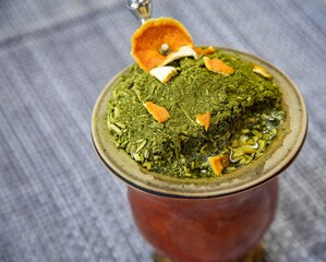 The most perfect, original and best yerba mate chimarrão in the world. With dehydrated orange peel and a classic ambiance.