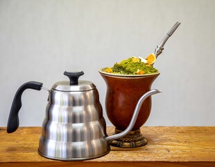 The most perfect, original and best yerba mate chimarrão in the world. With dehydrated orange peel...