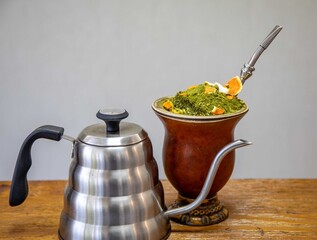 The most perfect, original and best yerba mate chimarrão in the world. With dehydrated orange peel and a classic ambiance.