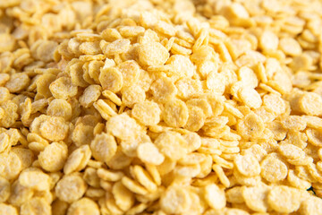 close up of cornflakes	
