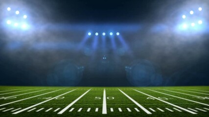 American football night stadium Sport advertisement 4K video
- Powered by Adobe