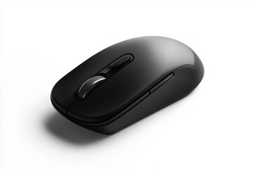 Compact wireless mouse design minimalist aesthetic product photography studio setting close-up view modern technology concept