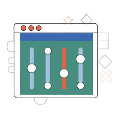 set of flat icons for web design